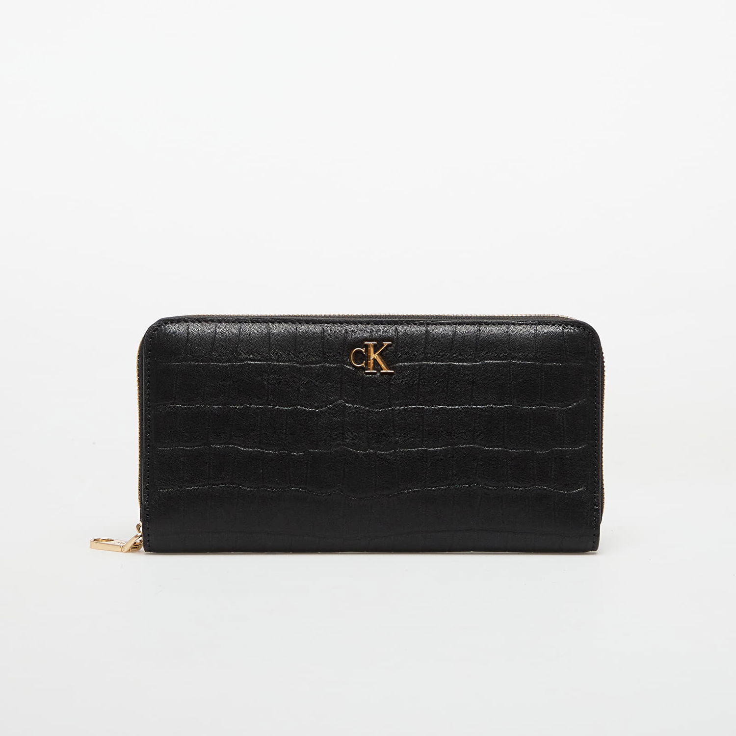 Портфейл CALVIN KLEIN Calvin Klein Croc Long Zip Aro Wallet Черно | LV04F1096G UB1, 0