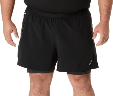 Къси панталони Asics Road 2-in-1 5" Shorts Черно | 2011d245-001, 0