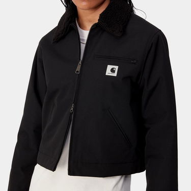 Яке бомбър Carhartt WIP Newkirk Black Jacket with Faux Fur Collar Черно | I033880_5, 3