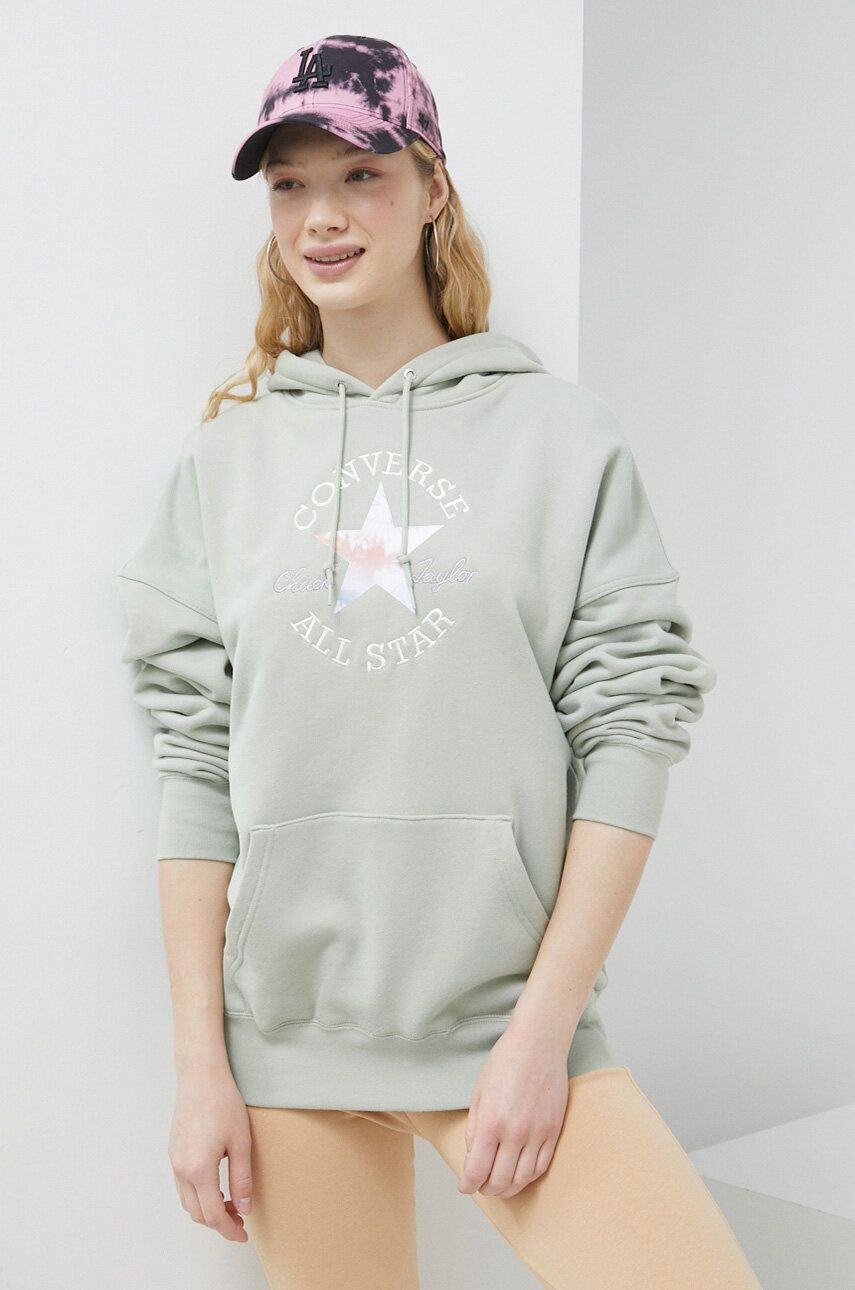 Суитчър Converse All Star Patch Oversized Hoodie Зелено | 10024525.A05, 0