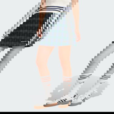 Пола adidas Performance Corduroy Tartan Skirt Зелено | IX1038, 3