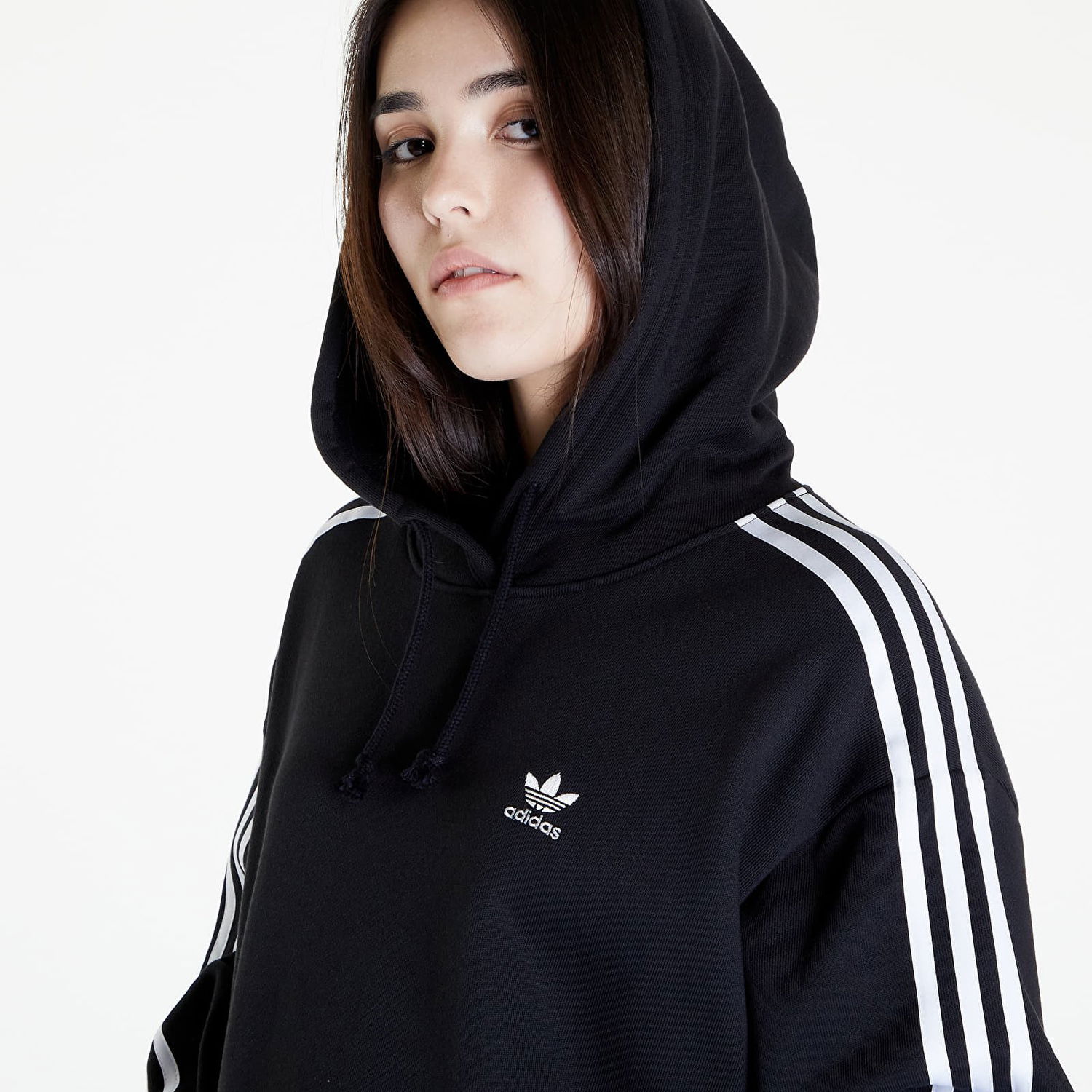 Суитчър adidas Originals Adicolor Classics Oversized Hoodie Черно | IB7454, 0