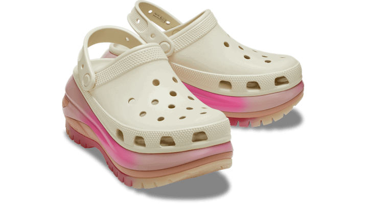 Кецове и обувки Crocs Classic Mega Crush Clogs Бежово | 208988-2Y3, 1