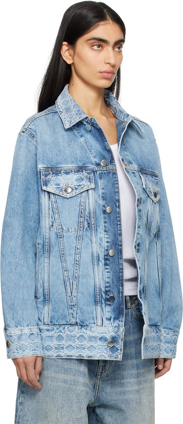 Яке AMIRI AMIRI MA Quad Jacquard Trucker Denim Jacket Синьо | AWDNTR1004, 1