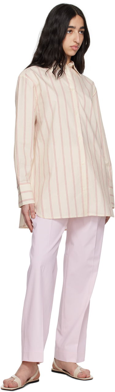 Панталони TOTEME TOTEME Slanted Pocket Trousers Розово | 252-WRB0246-FB0379, 3
