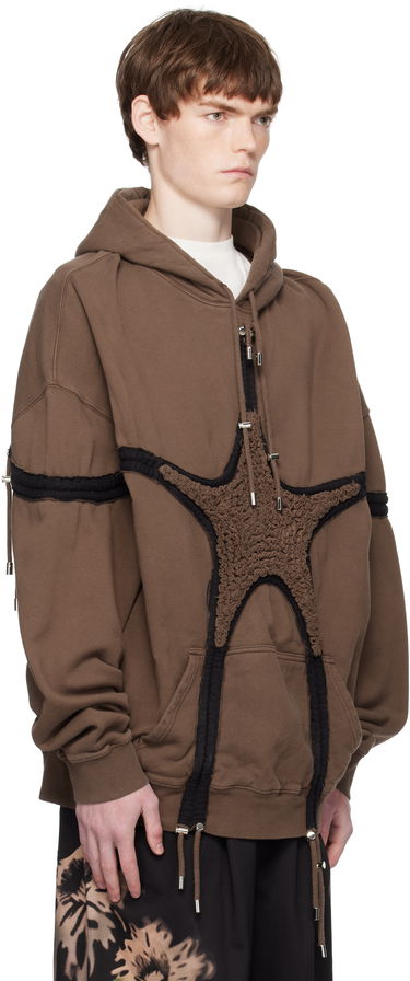 Суитчър Collina Strada Collina Strada Soft Star Hoodie Кафяво | XX8002, 1
