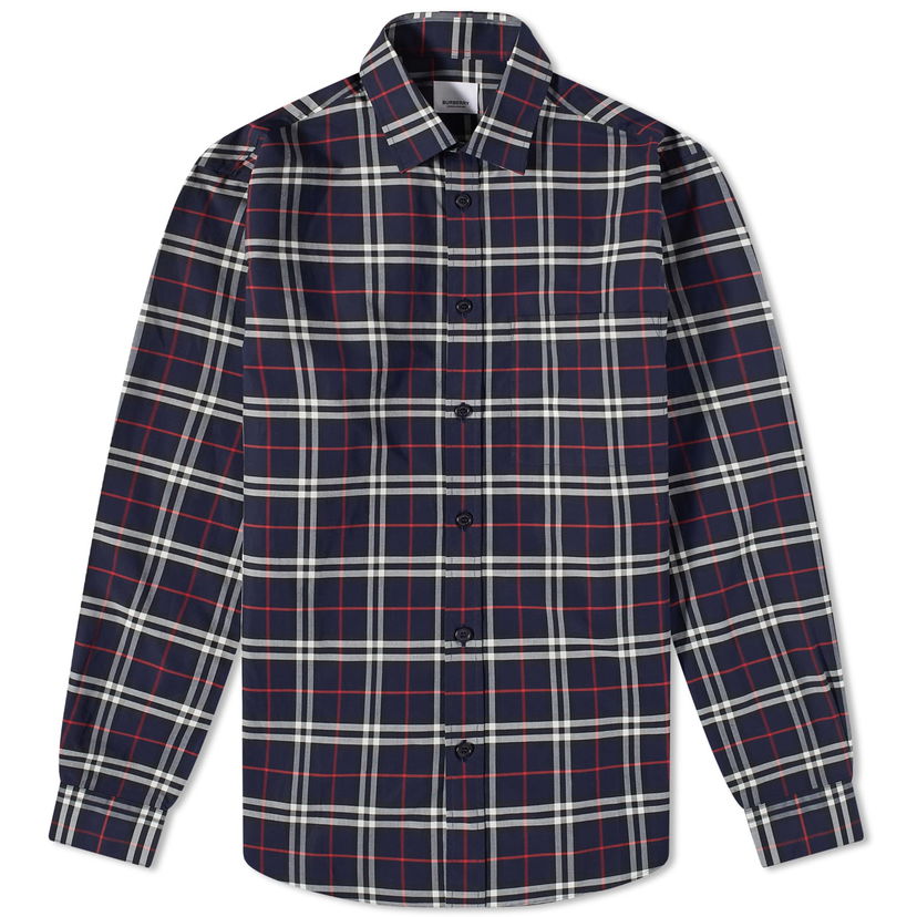 Риза Burberry Simpson Check Shirt Тъмно синьо | 8018640A1960