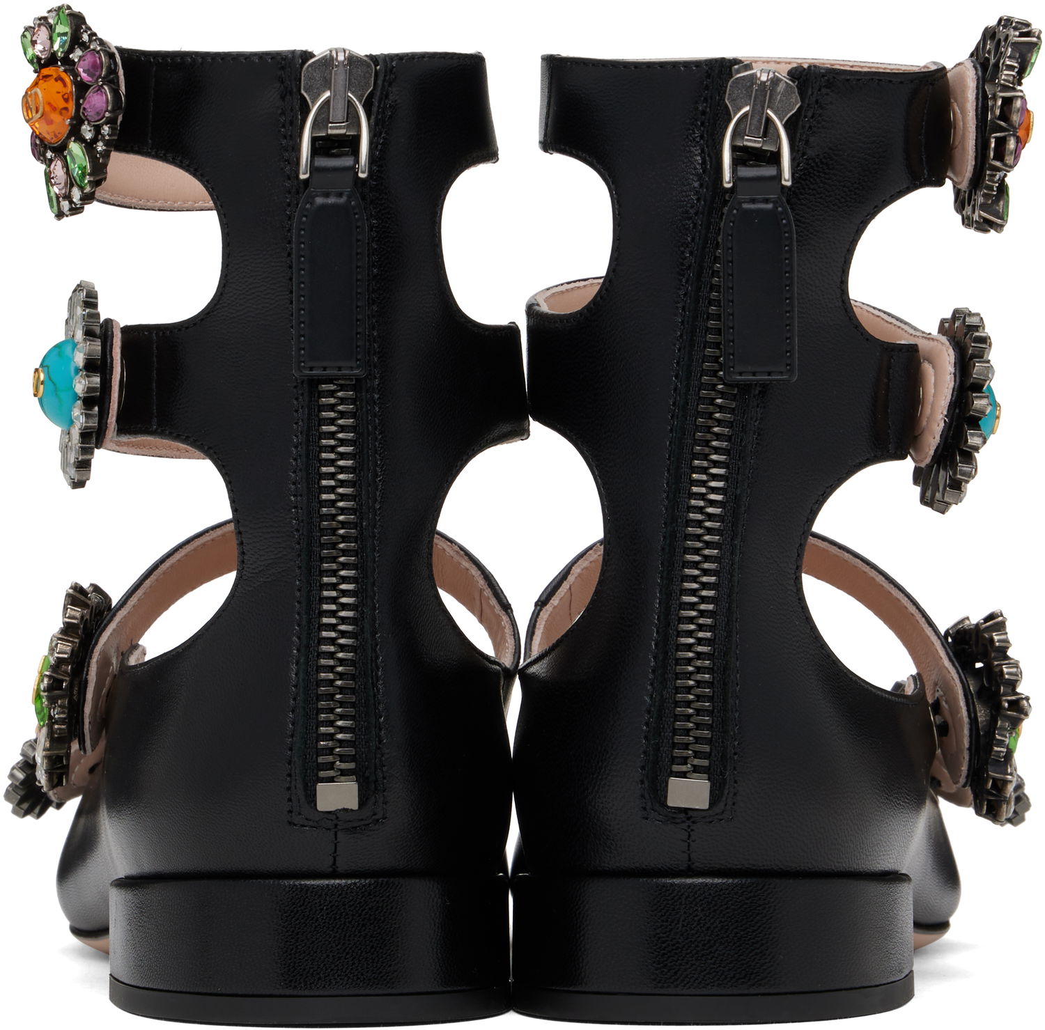 Кецове и обувки Valentino Valentino Garavani Preshoes Ballerinas with Crystal Embellishments Черно | 6W2S0LL9DHS, 1