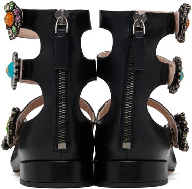 Кецове и обувки Valentino Valentino Garavani Preshoes Ballerinas with Crystal Embellishments Черно | 6W2S0LL9DHS, 1
