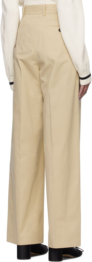 Панталони Maison Margiela MM6 Maison Margiela Tailoring Twisted Trousers Бежово | S52KA0516 M35148, 2