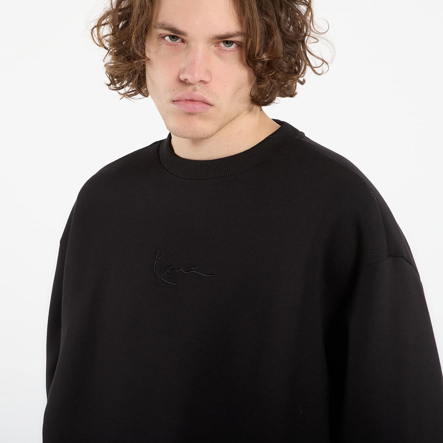 Суитчър Karl Kani Sweatshirt Signature Scuba Os Crewneck Черно | PD00008885, 1