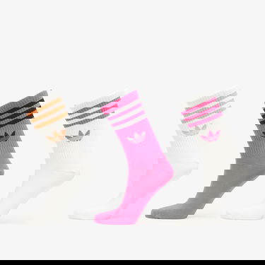Чорапи adidas Originals 3S Crew Socks 3-Pack Многоцветен | KD8254, 0