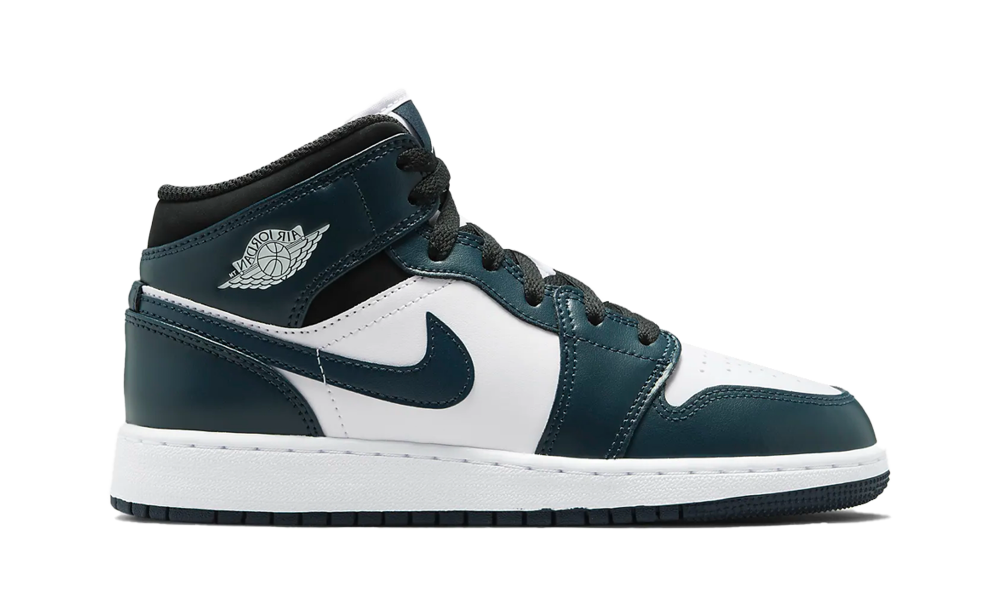 Кецове и обувки Jordan Air Jordan 1 Mid GS "Armory Navy" Тъмно синьо | 554725-411, 0