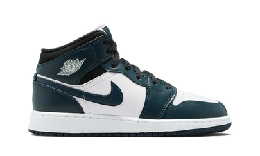 Кецове и обувки Jordan Air Jordan 1 Mid GS "Armory Navy" Тъмно синьо | 554725-411, 0