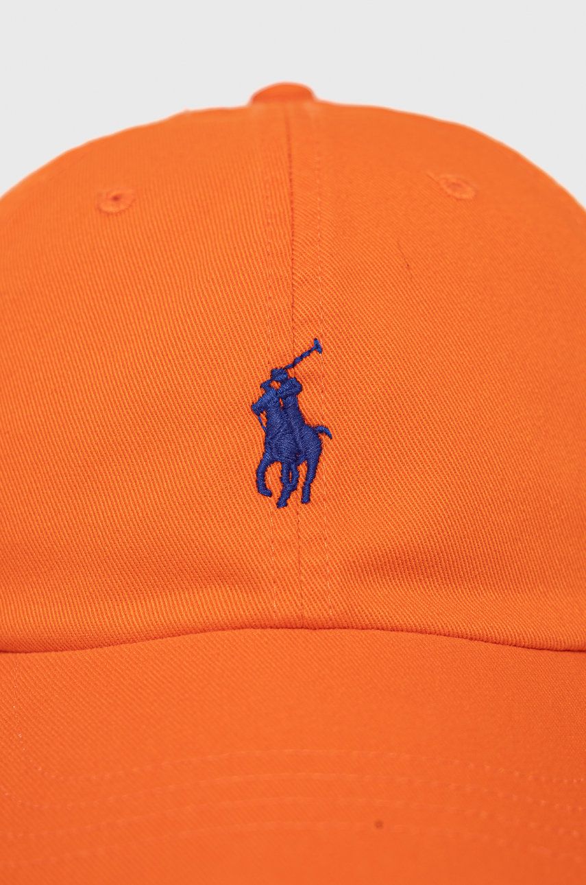 Шапка с козирка Polo by Ralph Lauren Classic Baseball Cap Оранжево
 | 710667709014, 1