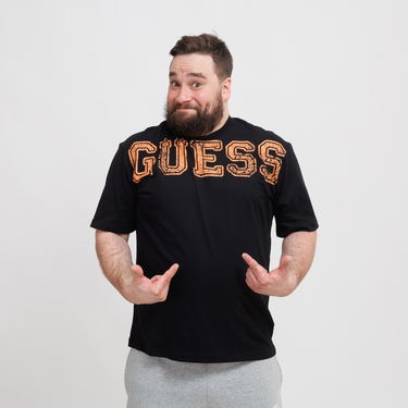 Тениска GUESS Guess Bugler T-Shirt Черно | Z5GI15I3Z14-JBLK, 4