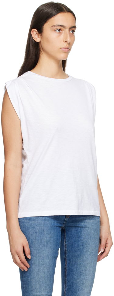 Потник rag & bone Rag & Bone 'The Slub' Women's Tank Top Бяло | WCC23FT018CH18, 1