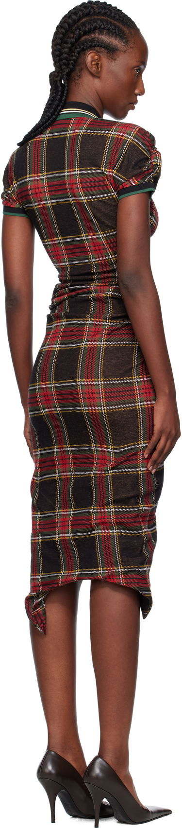 Pокля Vivienne Westwood Vivienne Westwood Pulling Plaid Midi Dress Многоцветен | 1601004S-J009T-, 2
