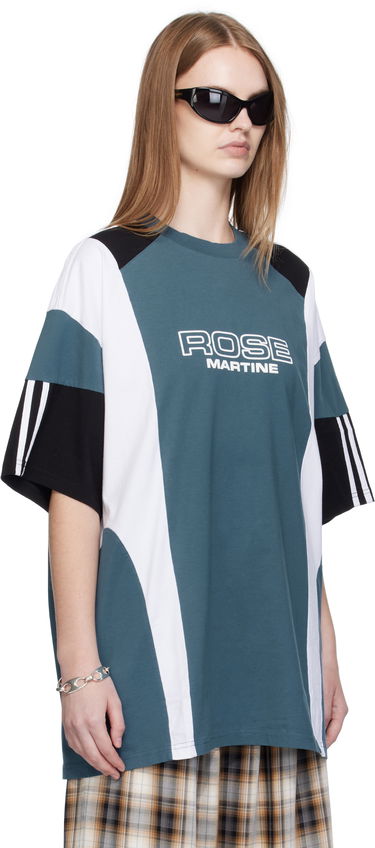 Тениска Martine Rose Martine Rose Oversized Panelled T-Shirt Тюркоазено | 630JE01529D, 4