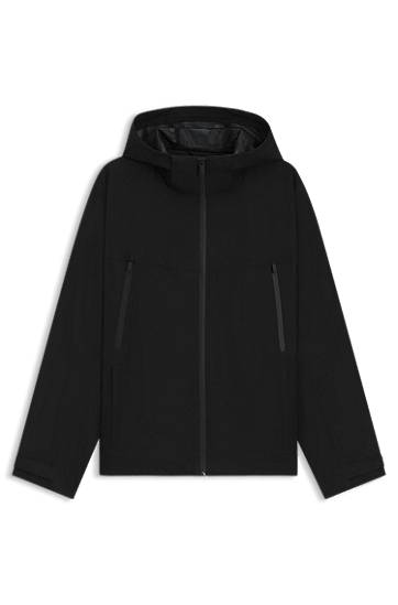 Waterproof Windbreaker Jacket with Inner Zipped Pocket