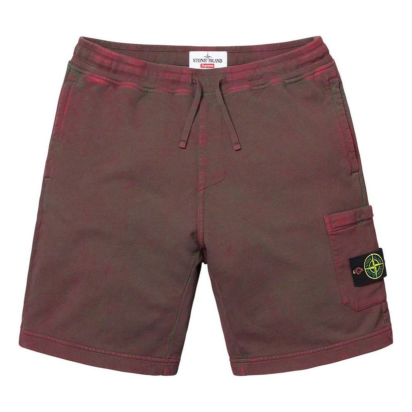 Къси панталони Supreme Crossover Cargo Sweatshorts Червено | SUP-SS19-399