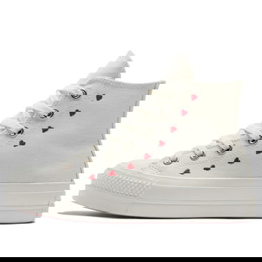 Кецове и обувки Converse Chuck Taylor All-Star Lift Hi "Embroidered Hearts" W Бяло | A01599C, 0