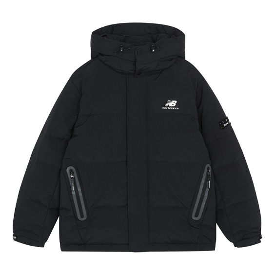 Пухо яке New Balance Warm Hooded Down Jacket Черно | AMJ14323-BK, 0