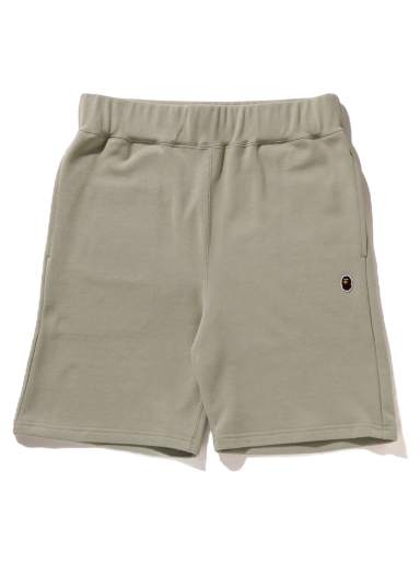 Къси панталони BAPE Ape Head One Point Sweat Short Бежово | 1J30-153-023