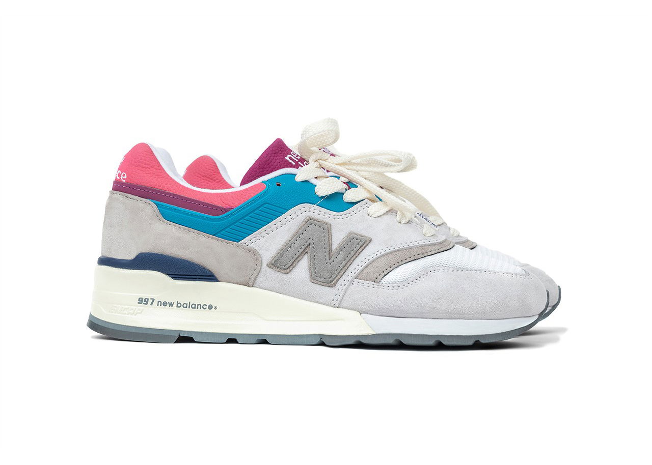 Кецове и обувки New Balance 997 Aime Leon Dore (Pink Tongue) Сиво | M997ALD, 0