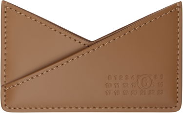 Портфейл Maison Margiela MM6 Maison Margiela Triangle Card Holder Кафяво | SA6UI0014 P7183, 0