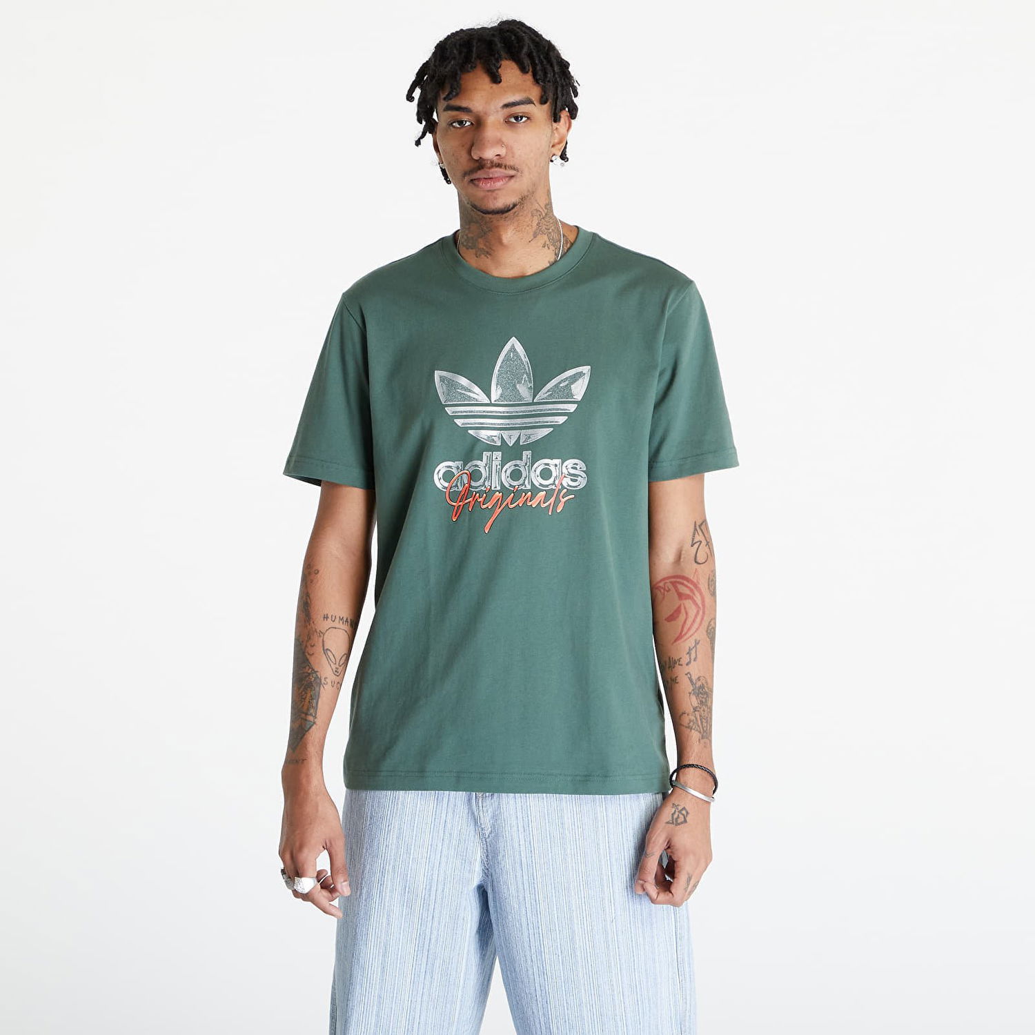 Тениска adidas Originals Training Supply Short Sleeve Tee Зелено | IS0228, 0