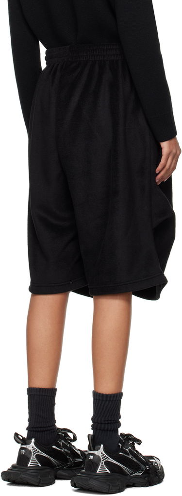 Къси панталони We11done Tuck Shorts Черно | WD-TA2-24-718-U-BK, 2