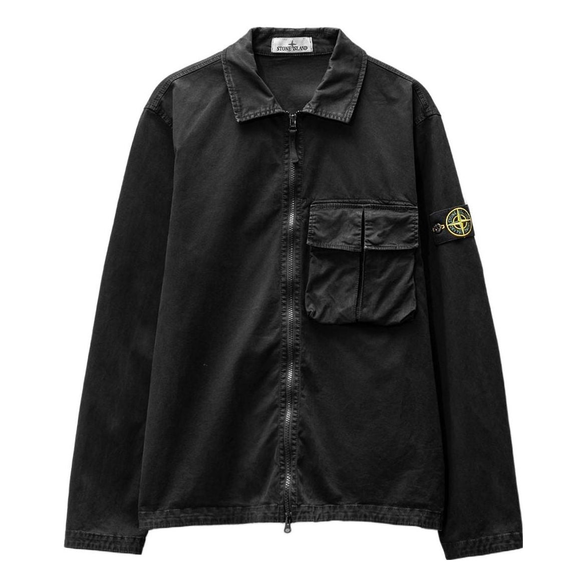 Ветровка Stone Island Stone Island Overshirt Черно | 781510304-V0129, 0