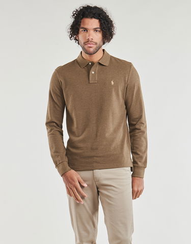 Поло тениска Polo by Ralph Lauren POLO BASIC MESH Кафяво | 710680790118, 0