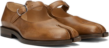 Кецове и обувки Maison Margiela Maison Margiela Tabi Mary Jane Loafers Кафяво | S39WL0119 P8227, 3