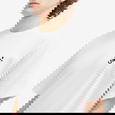 Тениска JW Anderson Jersey Anchor Embroidery T-Shirt Бяло | JT0257-PG1510-001, 5