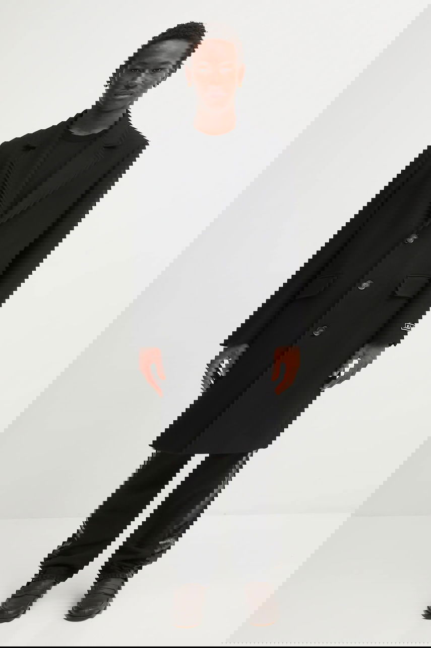 Палта Lacoste Wool Blend Coat Черно | BH5935, 0