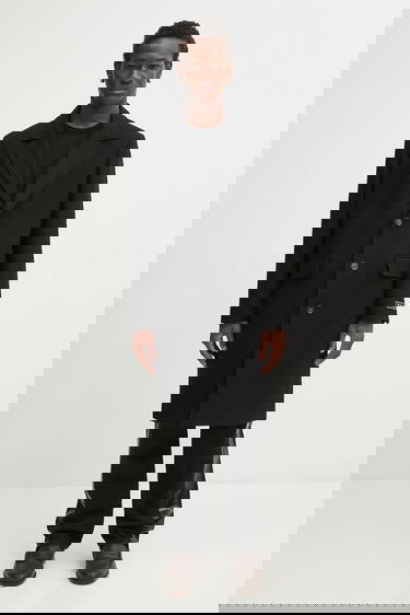 Палта Lacoste Wool Blend Coat Черно | BH5935, 0