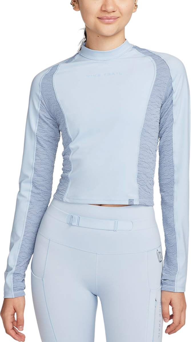 Тениска Nike W NK TRAIL DF LS TOP Тюркоазено | fn4706-440, 0