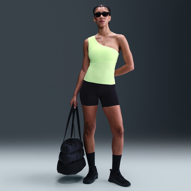 Комбинезон Nike One-Shoulder Crop Top Nike Zenvy Dri-FIT Жълто | HJ2287-701, 4