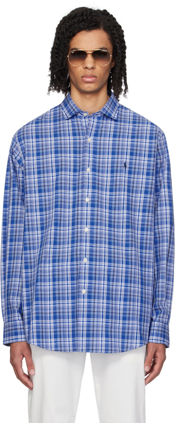 Риза Polo by Ralph Lauren Blue Classic Fit Shirt Синьо | 710934669001