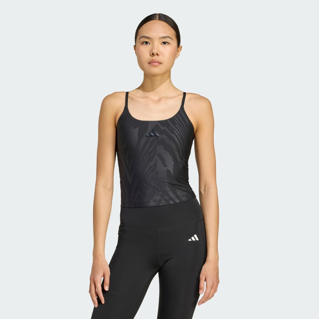 Потник adidas Performance Optime Allover Print Training Tank Top Черно | JV6961, 0