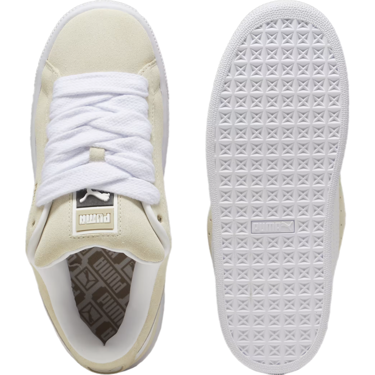 Кецове и обувки Puma Suede XL Бежово | 395205-009, 1