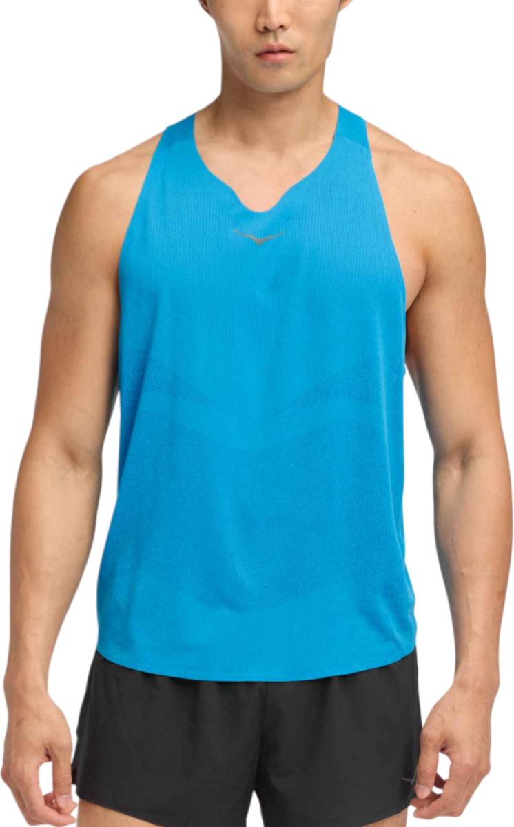 Потник Hoka One One Hoka Race Day Singlet Синьо | 1164154-hkb