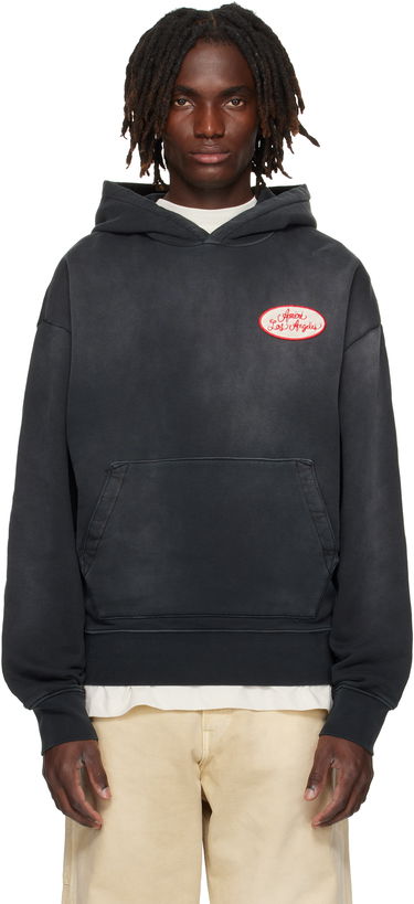 Суитчър AMIRI AMIRI Station Patch Oversized Hoodie Черно | AMJYHD1119, 0