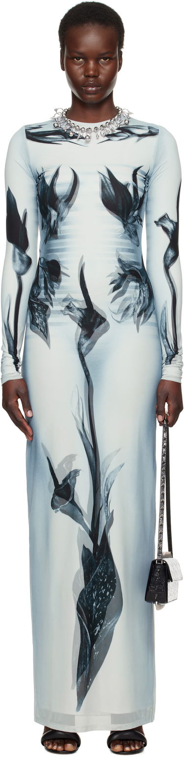 Pокля Jean Paul Gaultier Jean Paul Gaultier 'The Flower Body Morphing Marinière' Maxi Dress Синьо | 25/33-F-RO371-T581-010200, 0