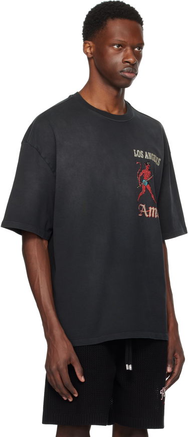 Тениска AMIRI AMIRI Crystal Sinners T-Shirt Черно | AMJYTE1212, 1