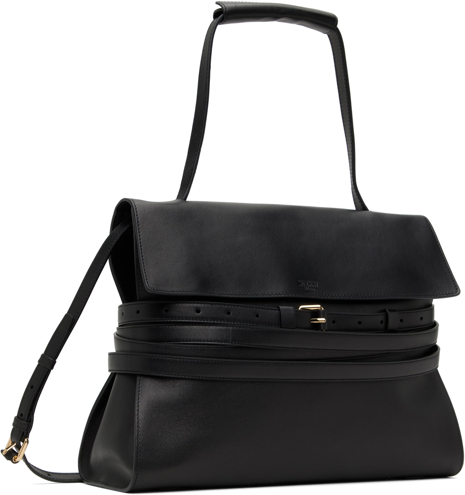 Дамска чанта Moschino Moschino 'Tie Me' Medium Bag Черно | MC4162PP1M0A0000, 1