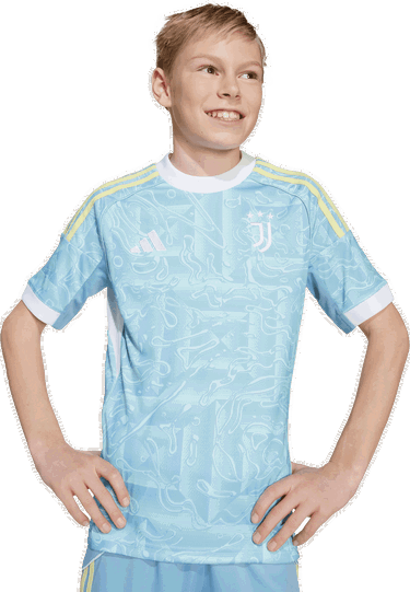 Фланелка adidas Performance Juventus 25/26 Away Jerseys Kids Тюркоазено | JN5236, 4