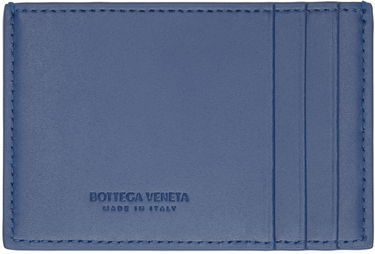 Портфейл Bottega Veneta Cassette Credit Card Holder Синьо | 748052 VBWD3, 1